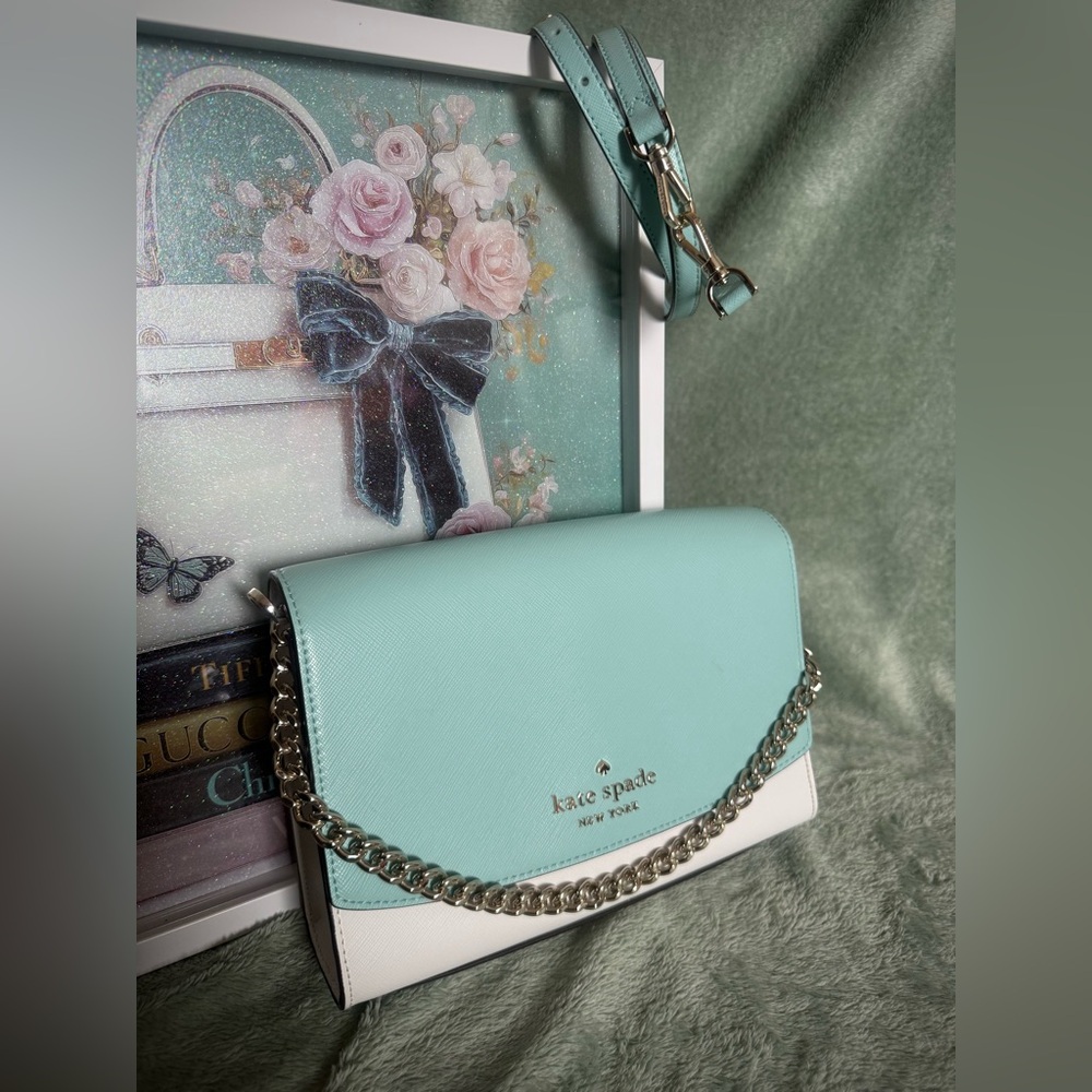 Kate Spade GUC Carson Colorblock Convertible Crossbody Clutch